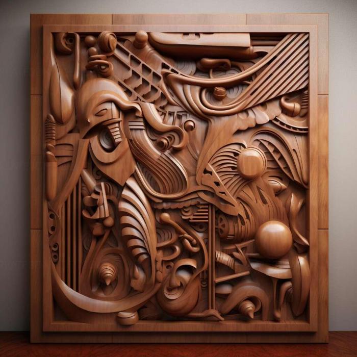 نموذج ثلاثي الأبعاد لآلة CNC 3D Art 